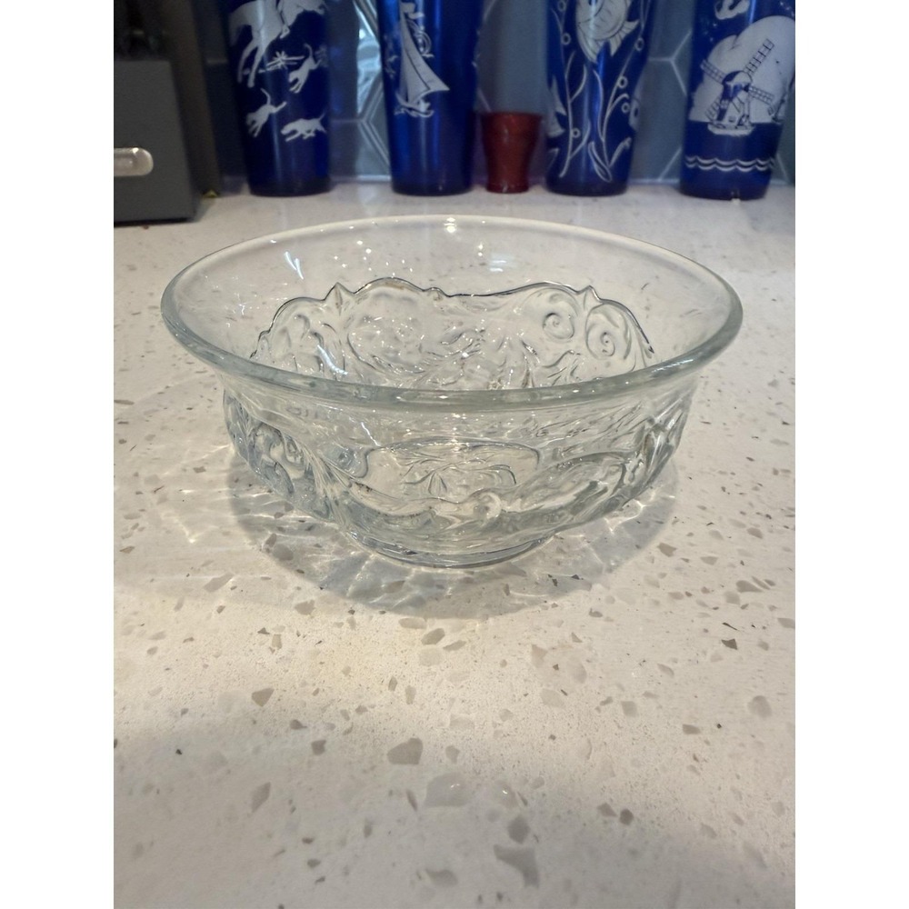 McKee Rock Crystal Clear 5" Smooth Edge Bowl  EAPG Depression Glass
